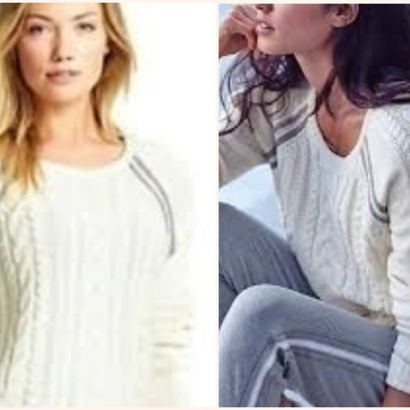 Athleta Sweaters - Athleta Dove Knit Montara Wool Blend Sweater